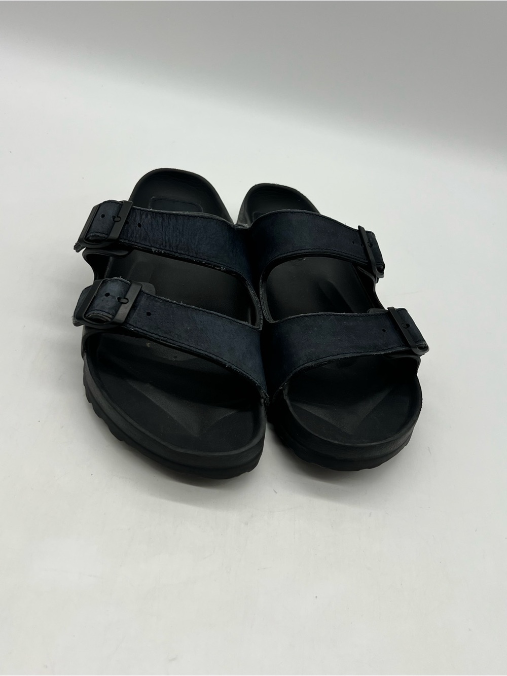 Vélez Men’s Size 11 Blue Leather Double Buckle Sandal Shoes